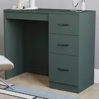 Riano 3 Drawer Dressing Table - Green