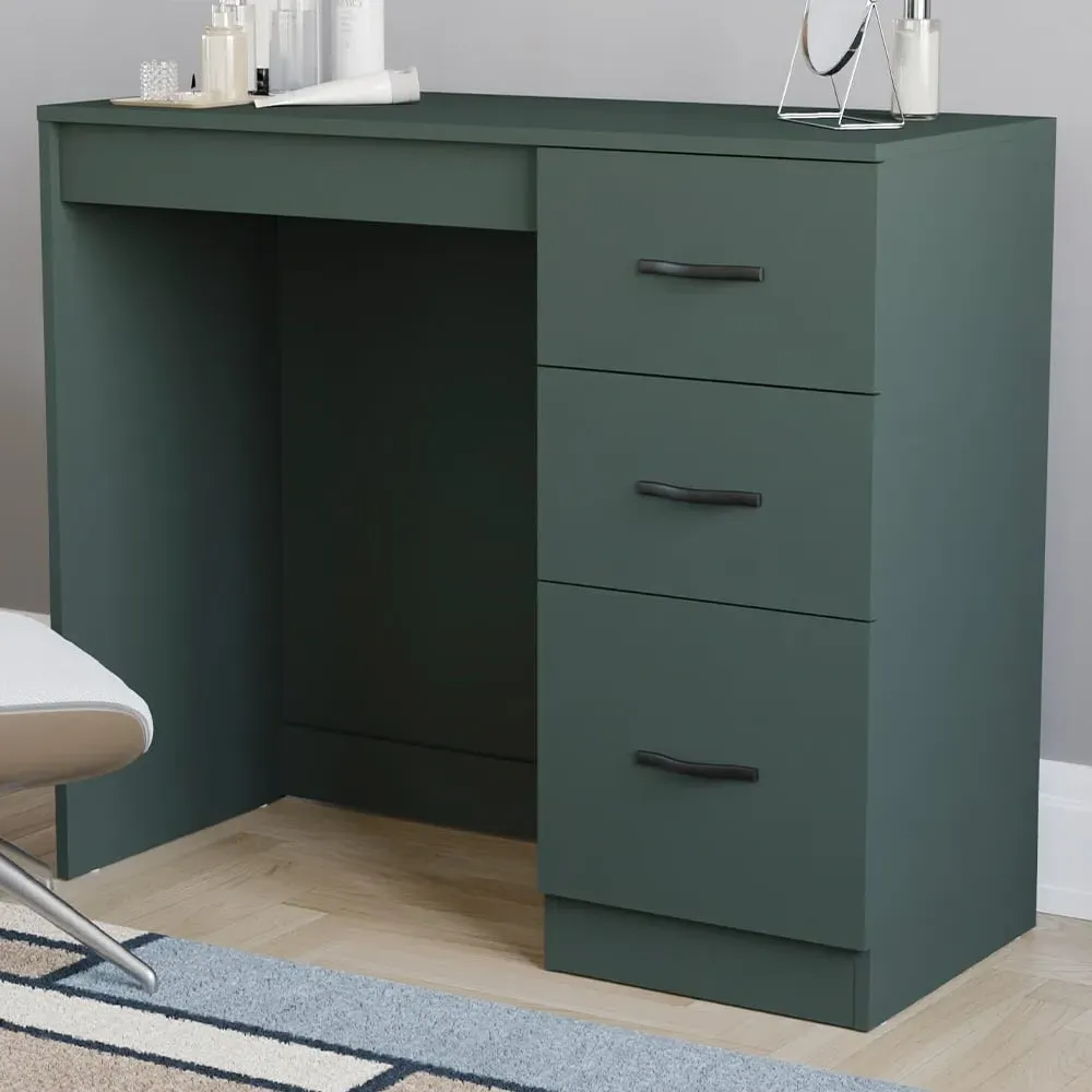 Riano 3 Drawer Dressing Table - Green