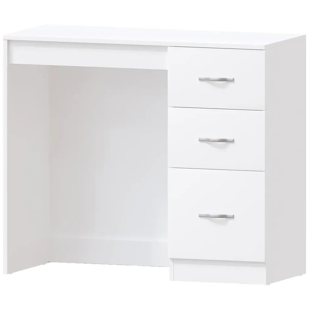 Riano 3 Drawer Dressing Table - White