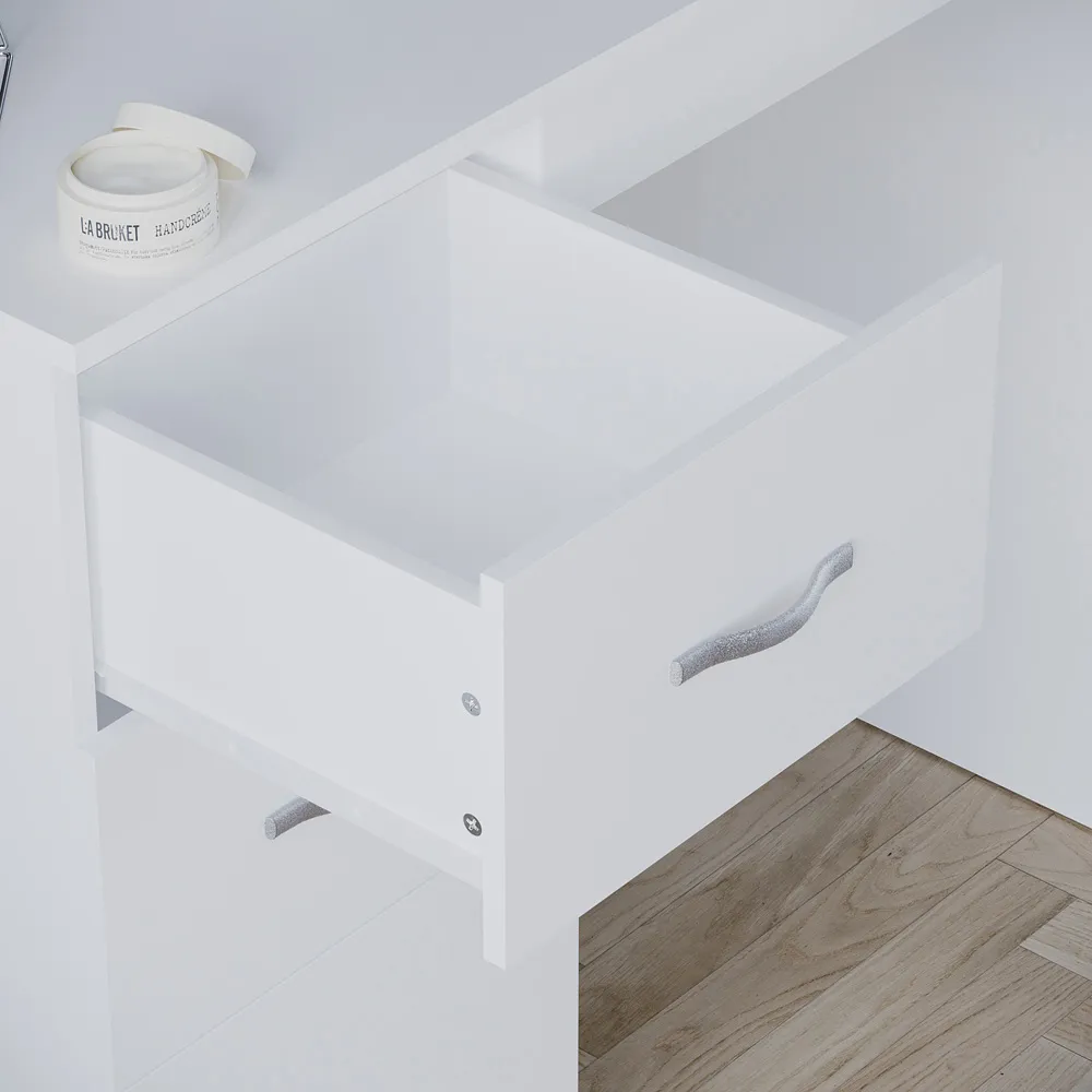 Riano 3 Drawer Dressing Table - White