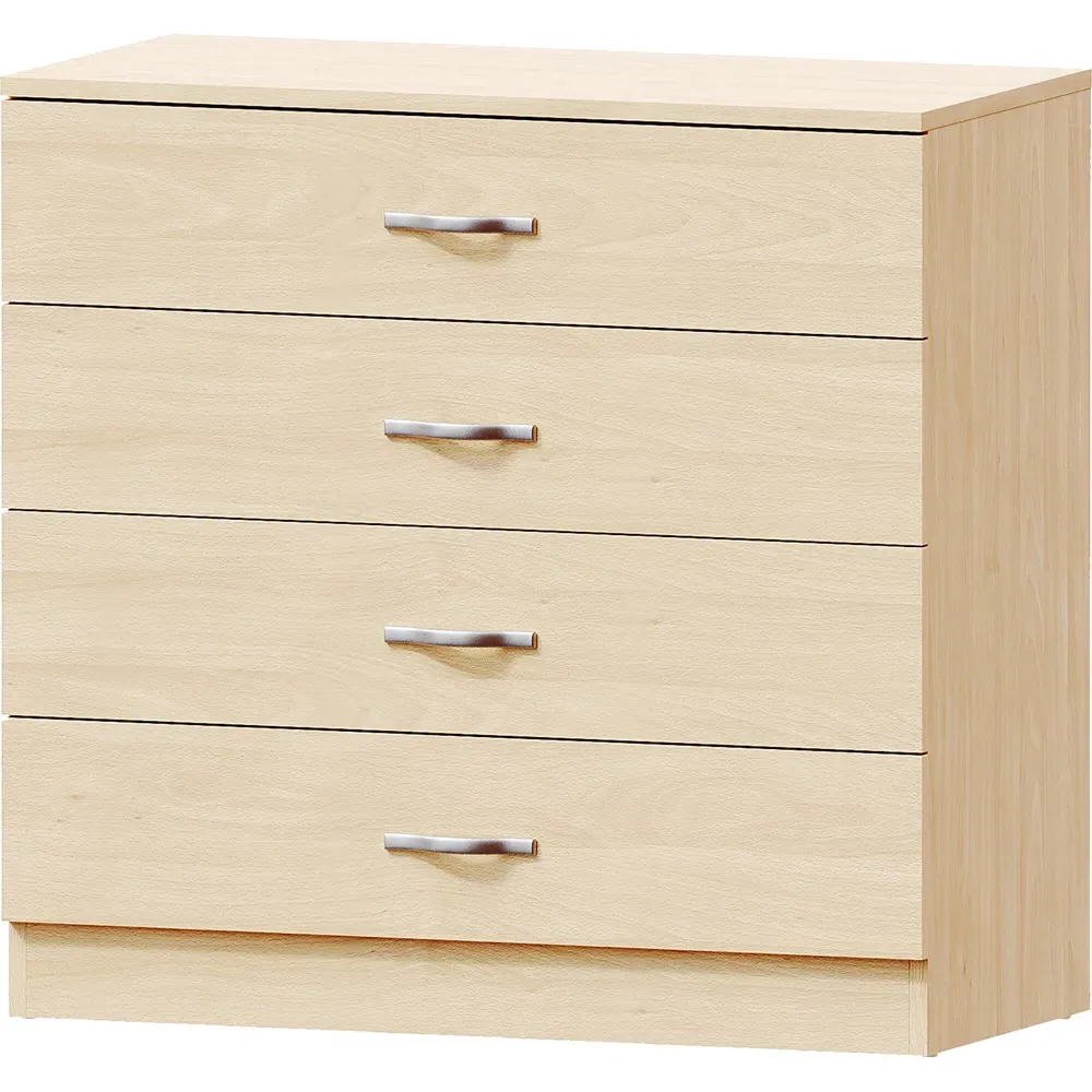 Riano 4 Drawer Chest of Drawers - Brown, Pine