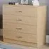 Riano 4 Drawer Chest of Drawers - Brown, Pine