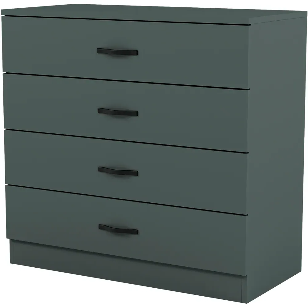Riano 4 Drawer Chest of Drawers - Green