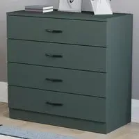 Riano 4 Drawer Chest of Drawers - Green