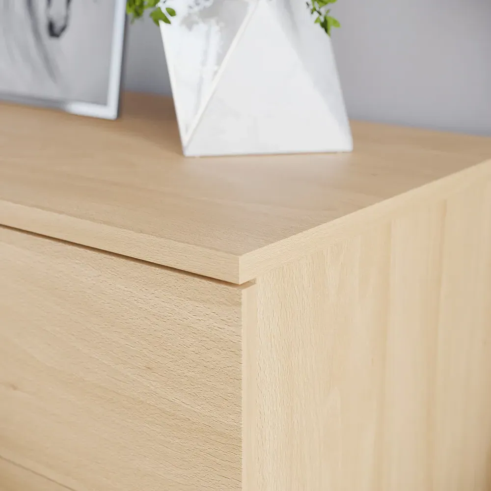 Riano 5 Drawer Chest of Drawers - Brown, Pine