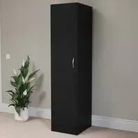Riano Single Door Wardrobe - Black