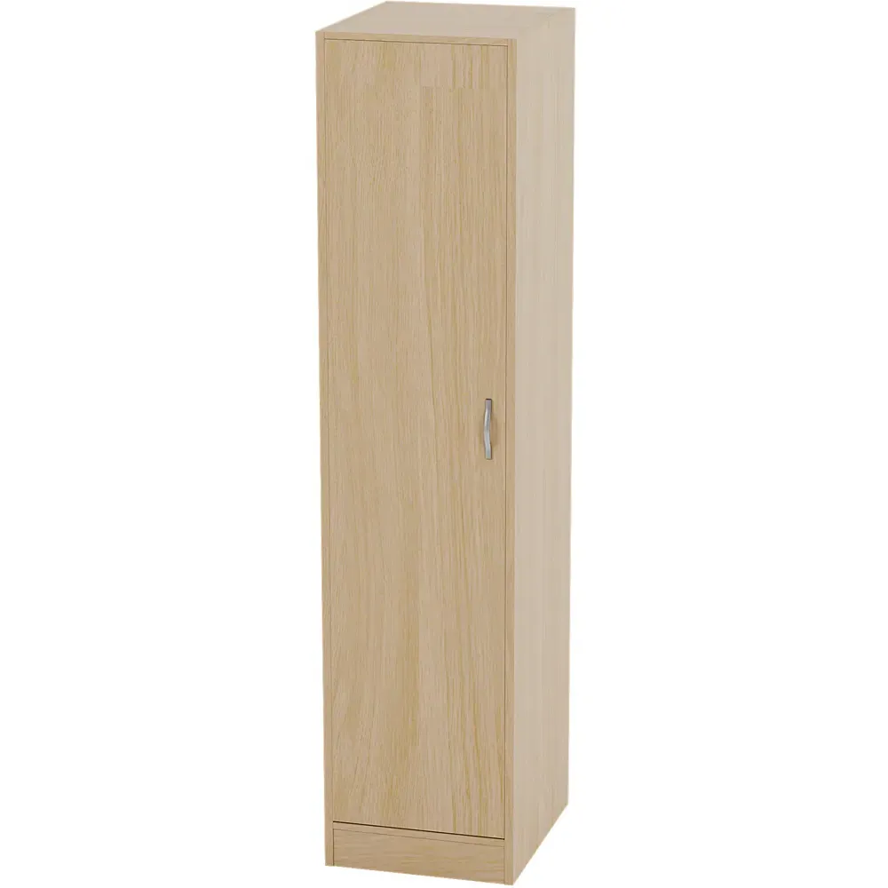 Riano Single Door Wardrobe - Brown, Pine