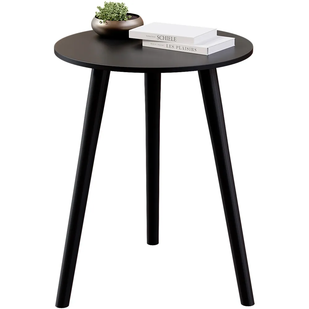 Vida Designs Round Side Table - Black