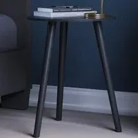 Vida Designs Round Side Table - Black