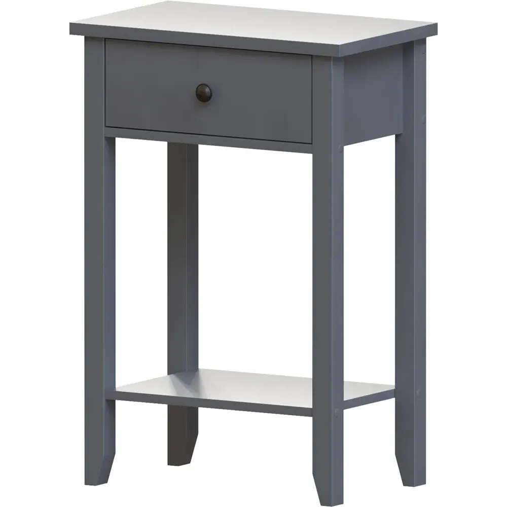 Windsor Single Drawer Console Table - Grey