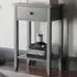 Windsor Single Drawer Console Table - Grey