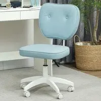 Adjustable Vanity Chair - Blue