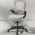 Vinsetto Adjustable Mesh Draughtsman Chair - Grey