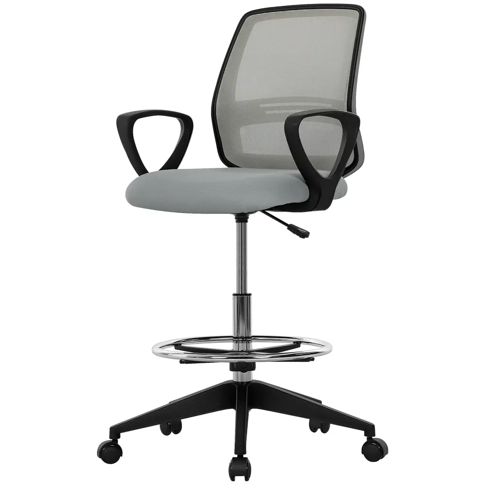 Vinsetto Adjustable Tall Office Chair - Grey