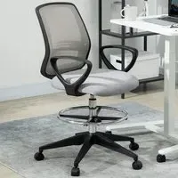 Vinsetto Adjustable Tall Office Chair - Grey