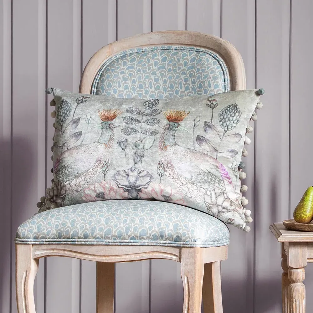 Ahura Feather Cushion - Bronze