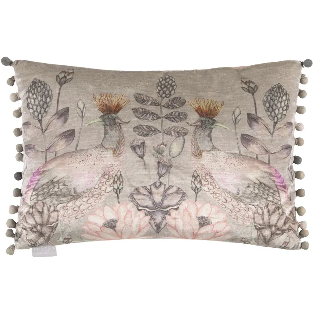 Ahura Feather Cushion - Bronze image