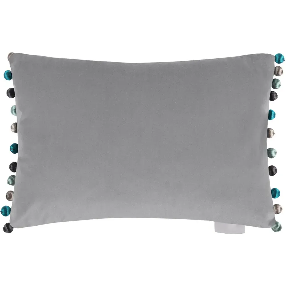 Anahita Midnight Printed Feather Cushion 40x60cm - Blue