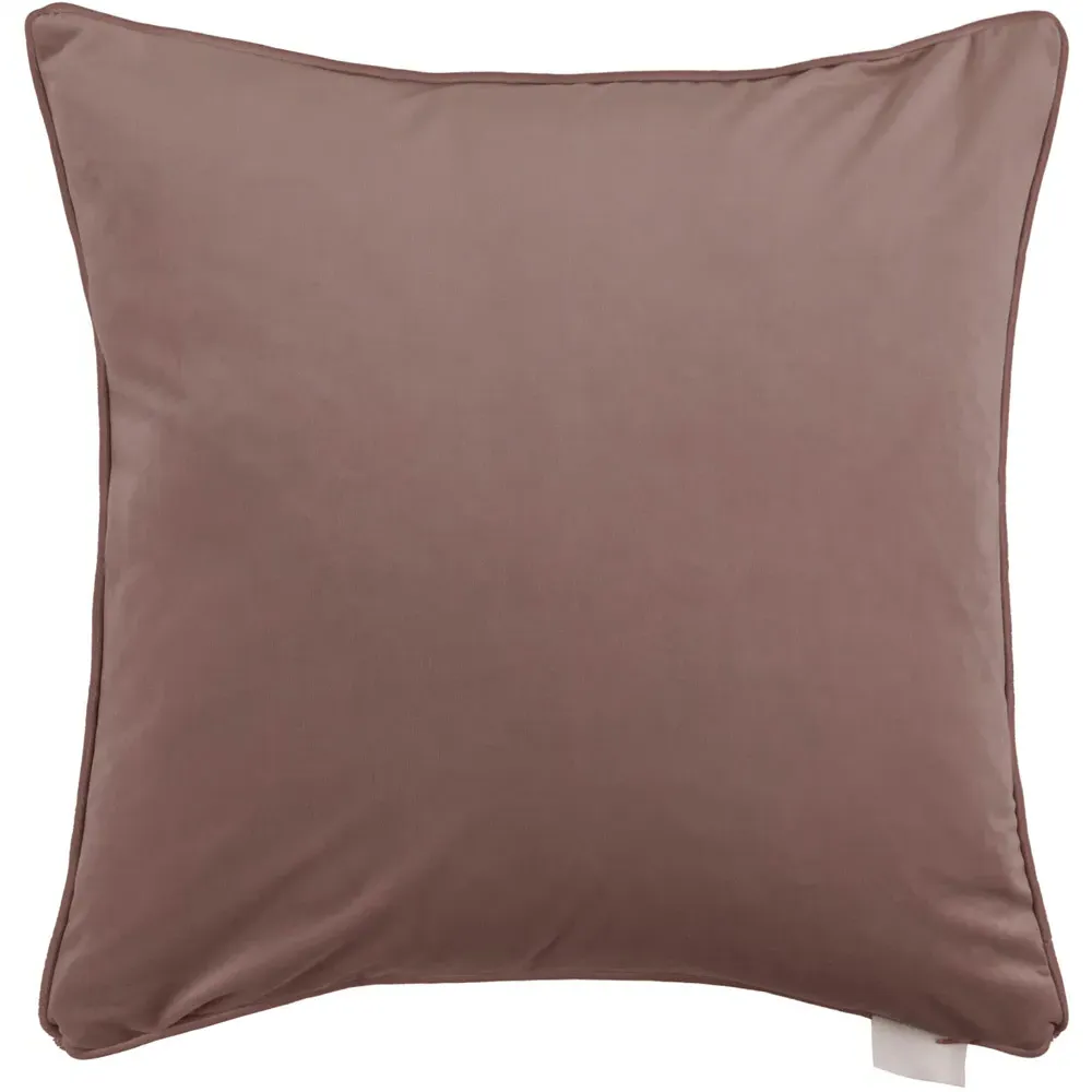 Arwen Rosewater Printed Feather Cushion 50x50cm - Pink