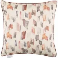 Arwen Rosewater Printed Feather Cushion 50x50cm - Pink
