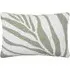 Bamboo Embroidered Feather Cushion - Limestone, Linen