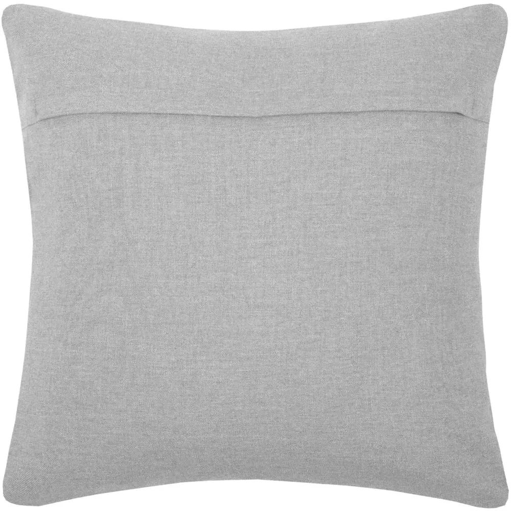 Bodhi Square Cushion with Feather Fill - Steel, Cotton