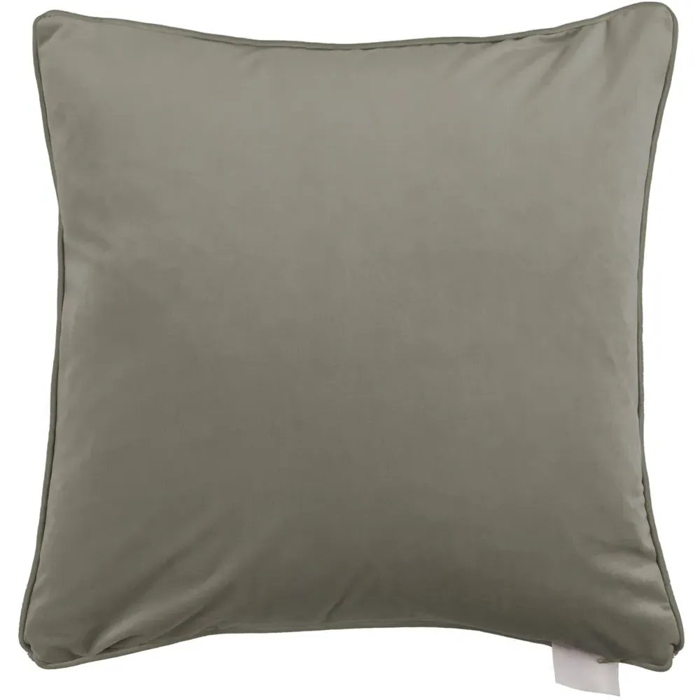Carrara Frost Printed Feather Cushion 50x50cm - Grey
