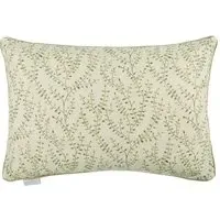 Eden Apple Printed Feather Cushion - Green