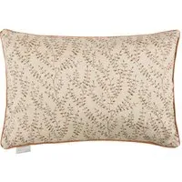 Eden Sienna Printed Feather Cushion - Orange