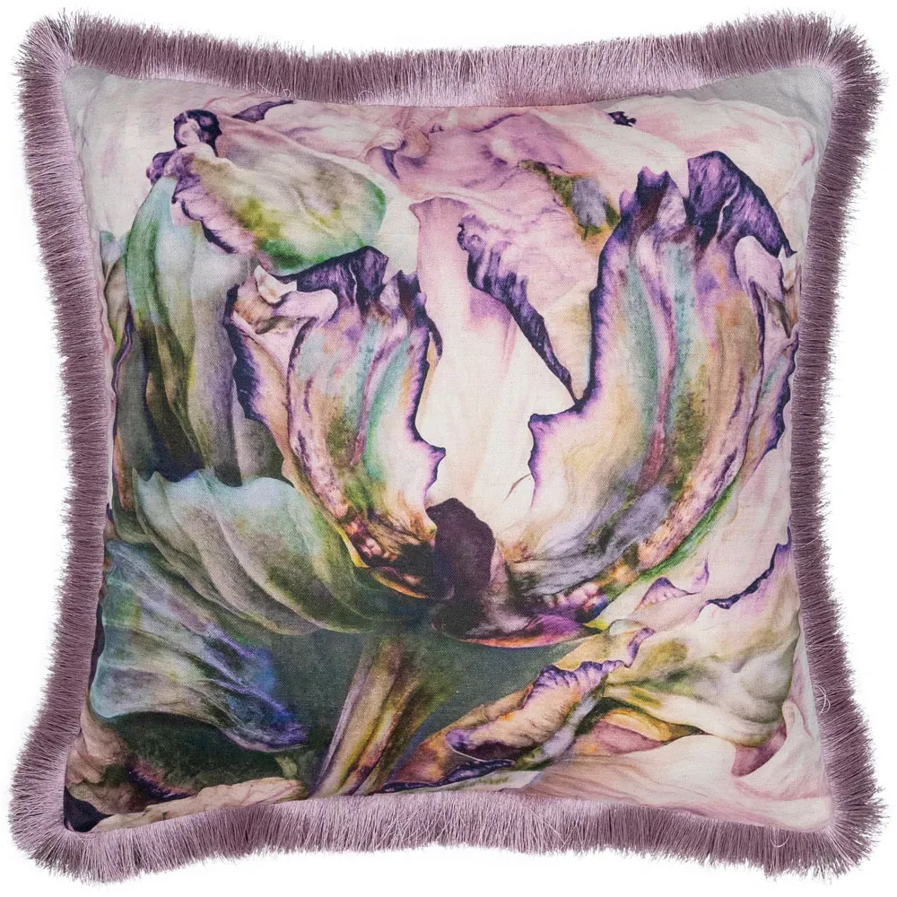 Heligan Feather Cushion - Lavender image