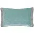 Isernia Feather Cushion - Blue, Chenille