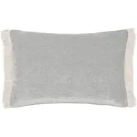 Isernia Feather Cushion - Grey, Chenille
