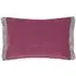 Isernia Feather Cushion - Purple, Chenille
