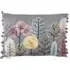 Lyall Feather Cushion with Woodland Print - Grey