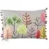 Lyall Feather Cushion with Woodland Print - Orange
