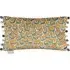 Nada Printed Feather Cushion - Rust, Velvet