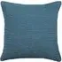Rainfall Square Cushion with Embroidery - Bluebell, Velvet