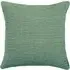 Rainfall Square Cushion with Embroidery - Mint, Velvet