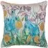 Tilda and Faye Linen Printed Feather Cushion 50x50cm - Cream