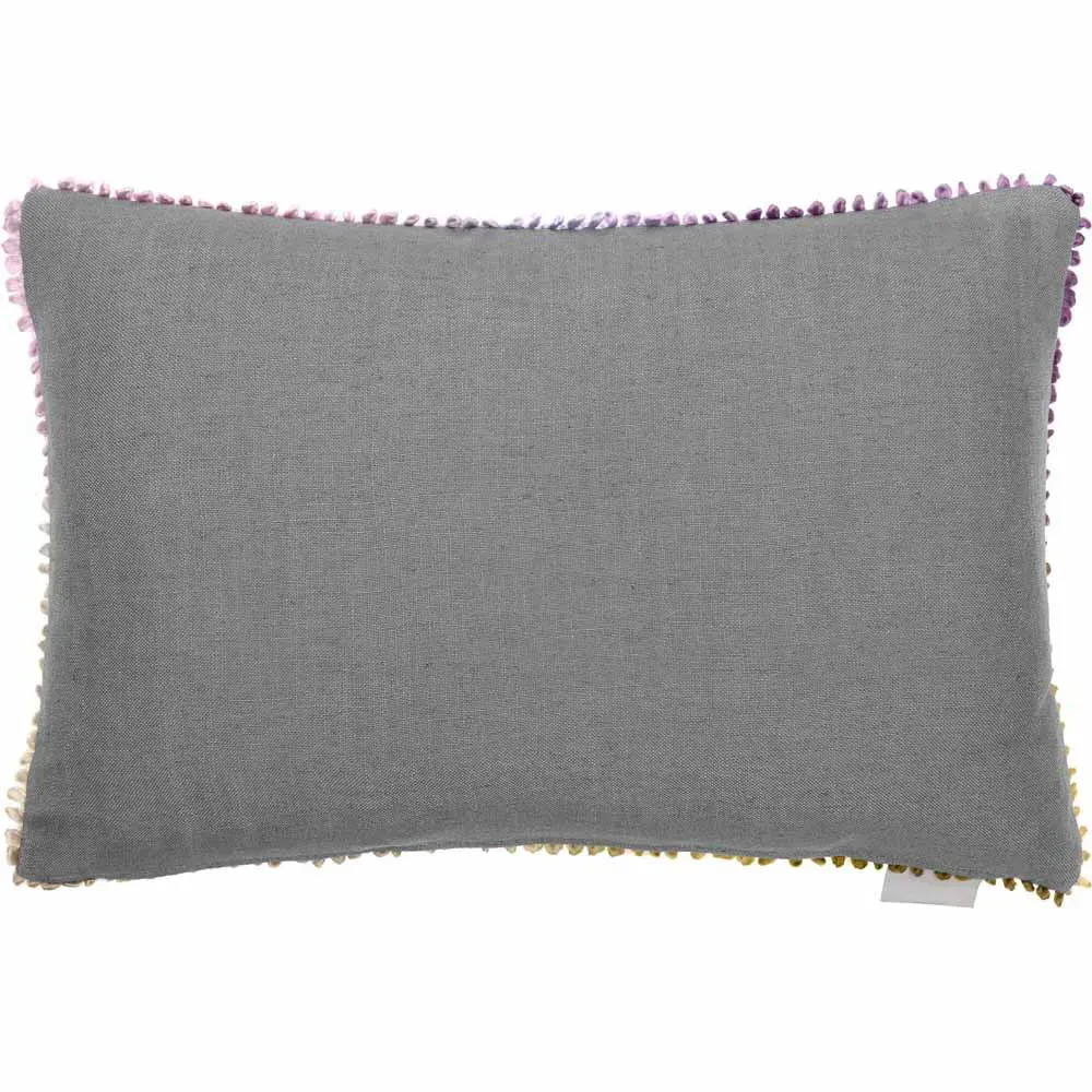 Whimsical Tale Willow Feather Cushion - Multi, Linen