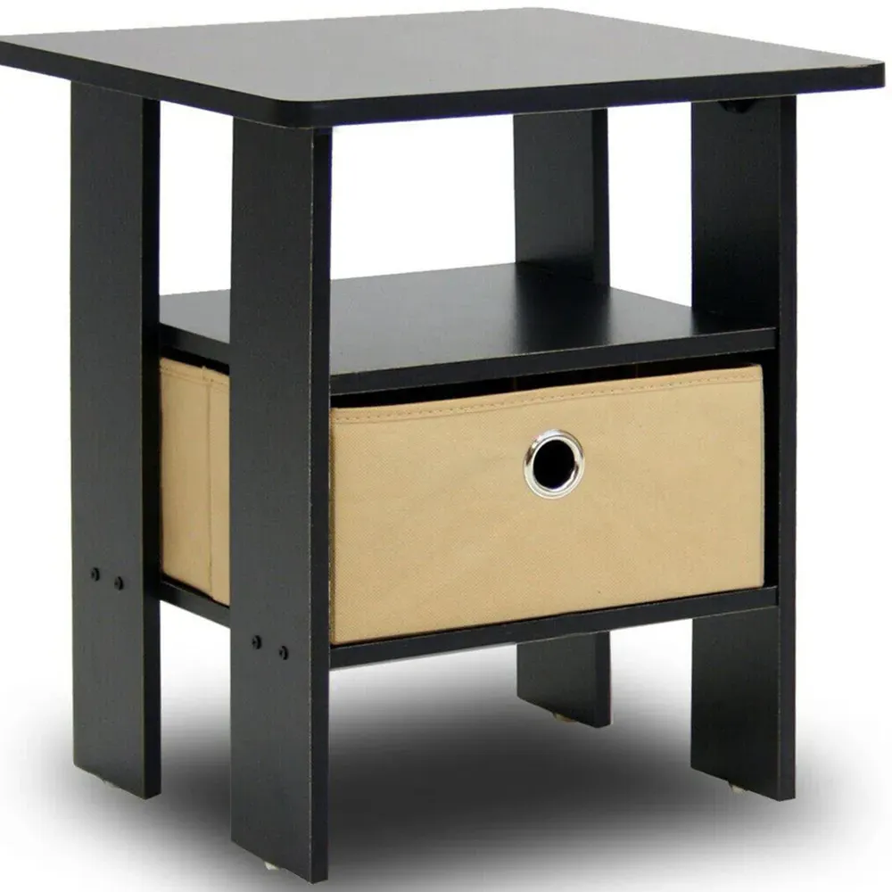 Andrey Single Drawer End Table - Brown