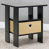 Andrey Single Drawer End Table - Brown