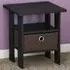 Andrey Single Drawer End Table - Brown, Dark Walnut