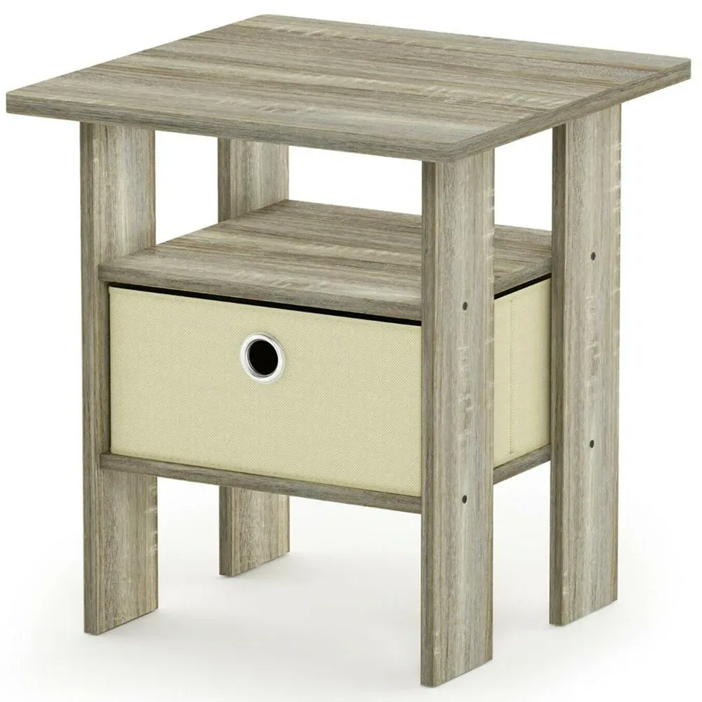 Andrey Single Drawer End Table - Sonoma Oak