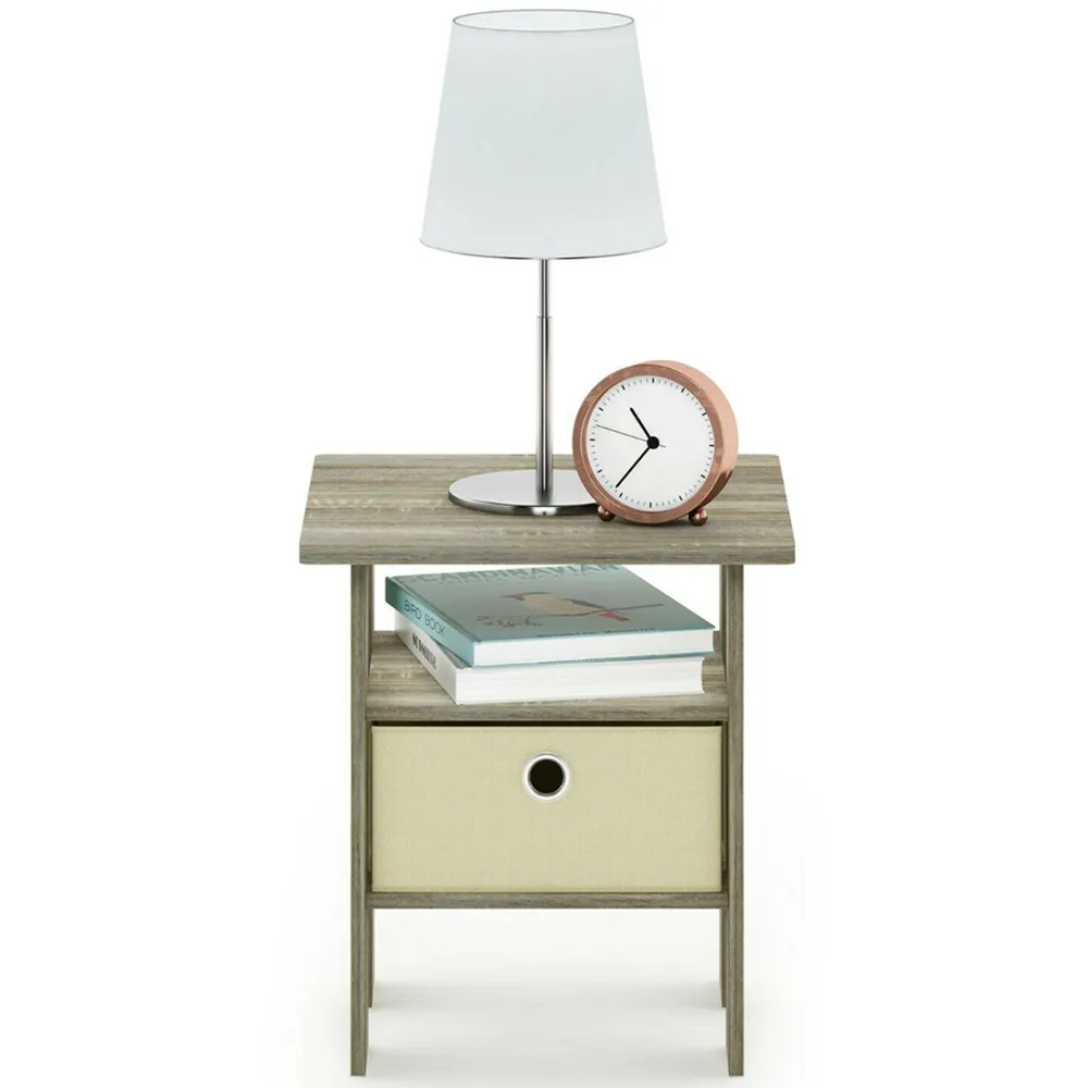 Andrey Single Drawer End Table - Sonoma Oak