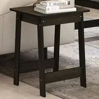 Beginning End Table - Black, Particle Board