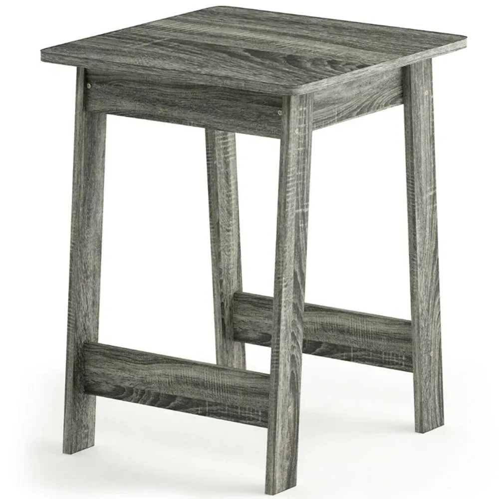Beginning End Table - Grey, Particle Board