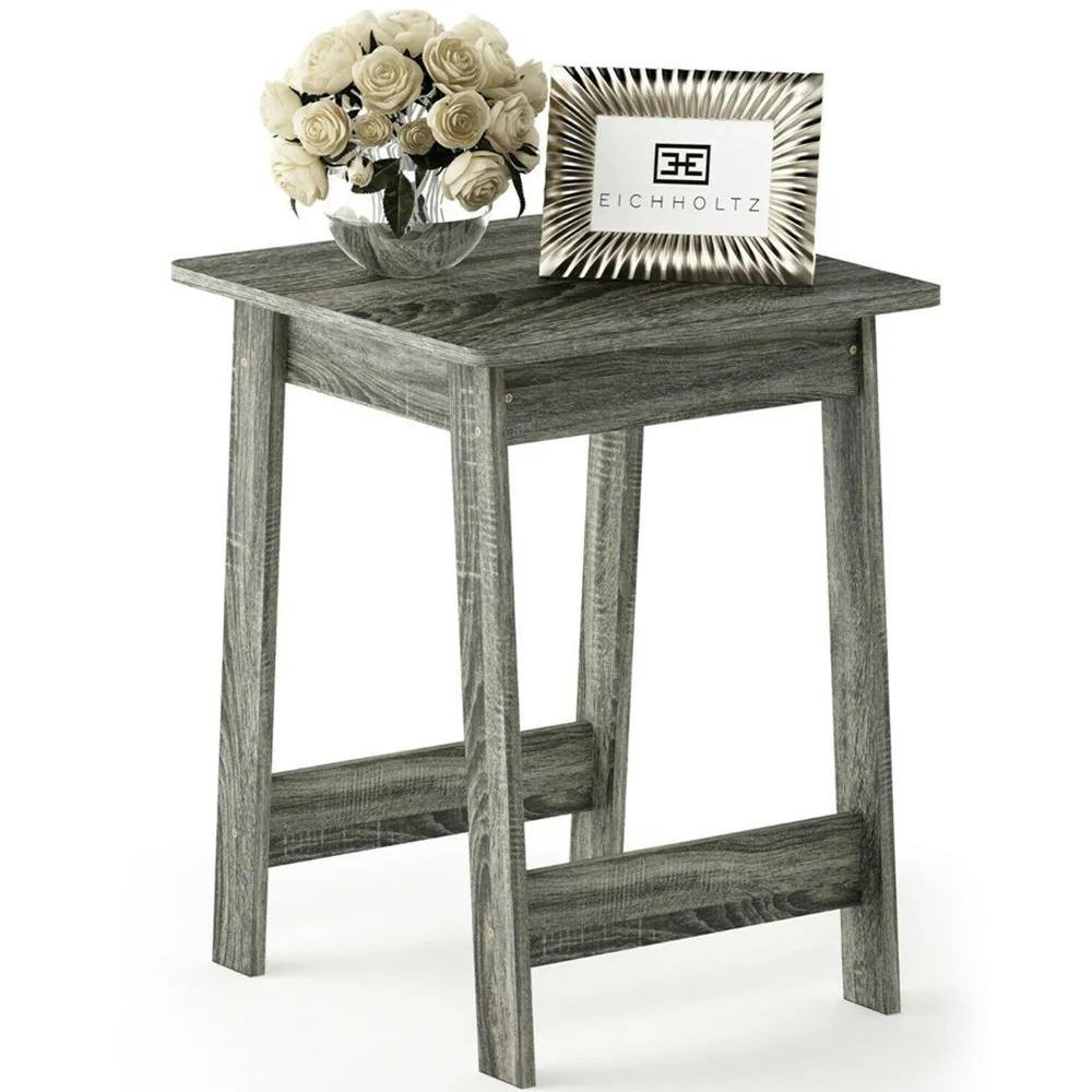 Beginning End Table - Grey, Particle Board