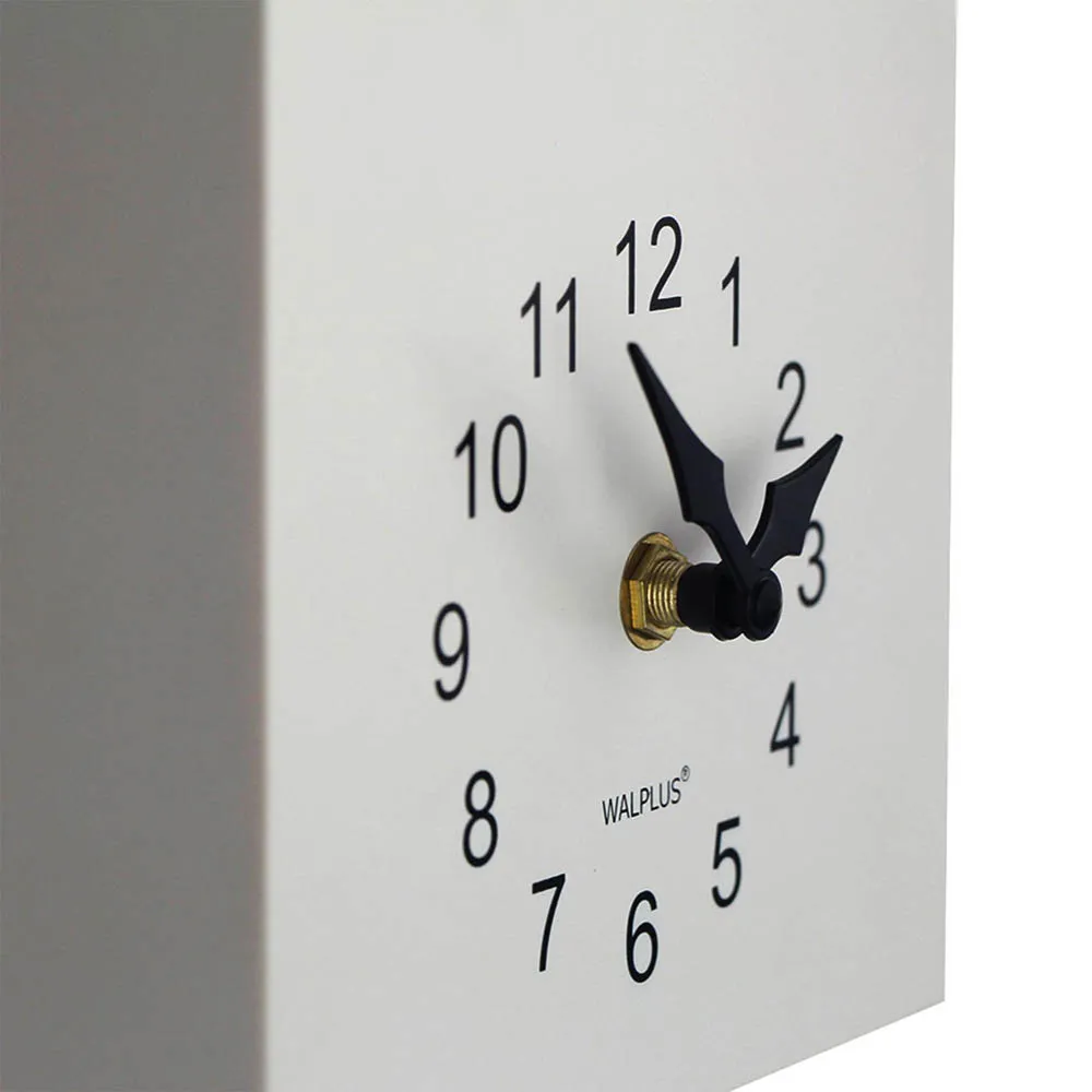 Cuckoo Window Clock - White