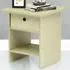 Dario Single Drawer End Table with Shelf - Brown